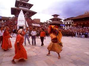 Kulturtanz im Kathmandu Tal