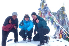 Birgit Elsner, Matthias Schulze mit Guide Wangchuk